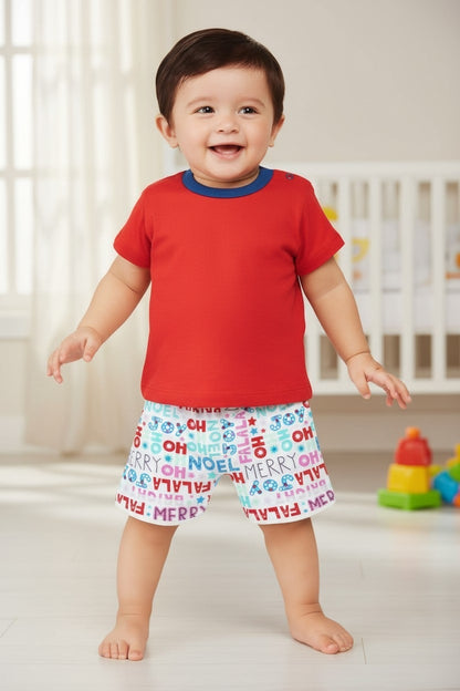 Kids Summer Cotton Shorts (Pack of 5) | Breathable Elastic Waist Shorts for Boys & Girls
