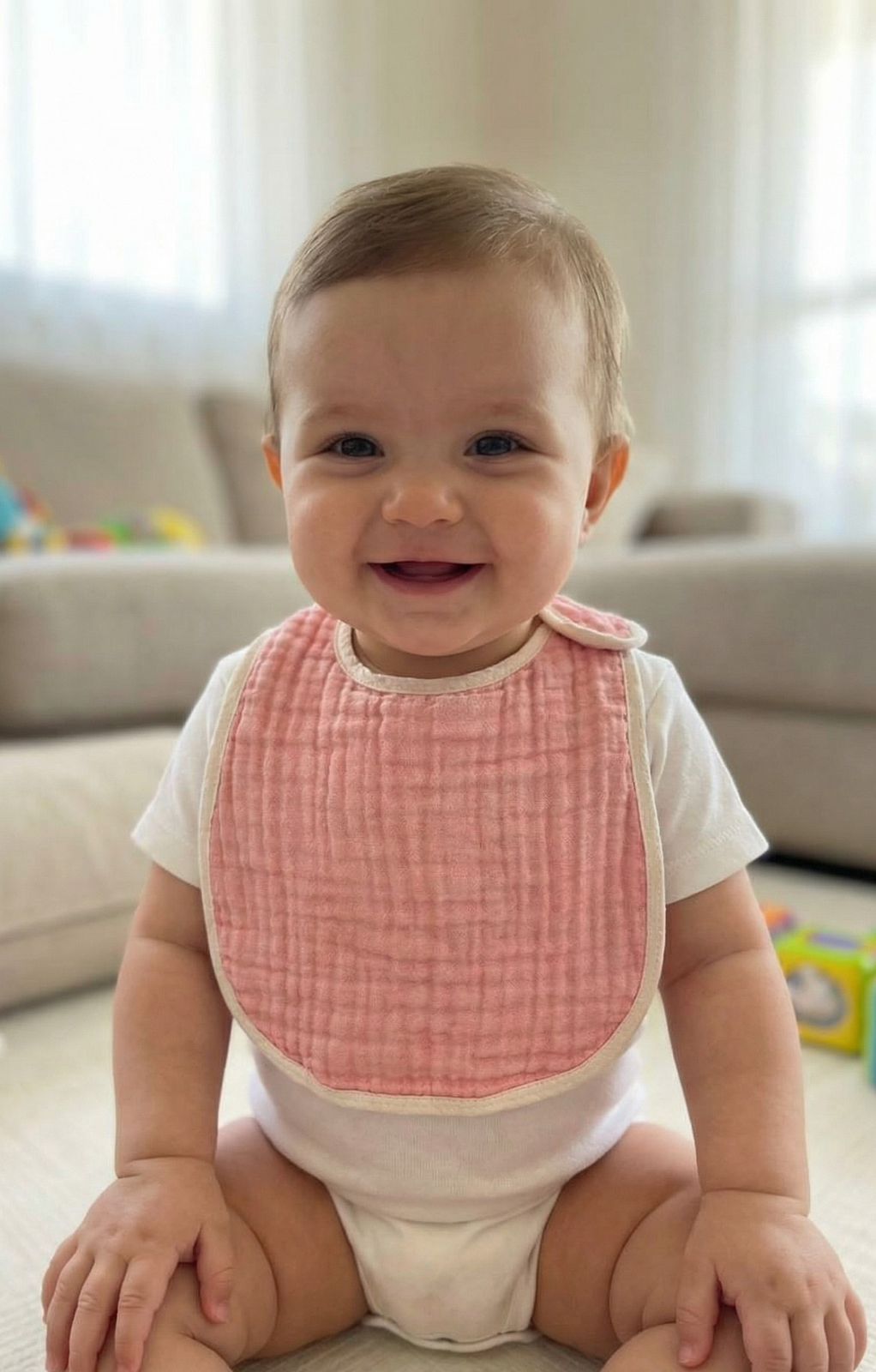Tribe tech Muslin Washcloths & Bibs Set | 100% Cotton Towels & 6-Layer Feeding Bibs for Infants, Soft, Gentle, Washable & Reusable, Comfortable for Newborns & Toddlers