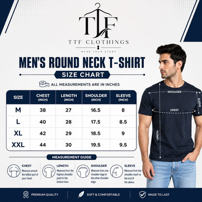 Premium Men's Round Neck T-Shirt pack of 2 pcs